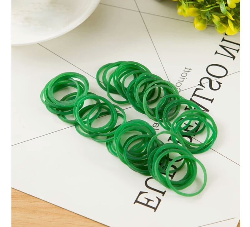 Hamosky Rubber Band Paper Bills Dollars Money Elastic Stretchable Bands 500Pcsï¼ŒSize 38mm /1.49 Inches (Green) - Image 4